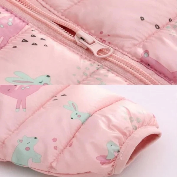 Hooded Lightweight Down Jackets Children Boy Girl Baby Coat Autumn Winter Outerwear Casual Clothing Kids Christmas Birthday Gift - Image 5