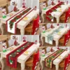 Christmas Table Runner Cloth Merry Christmas Table Decor for Home 2024 Tablecloth Xmas Ornament Navidad Natal New Year Gift 2025 - Image 5