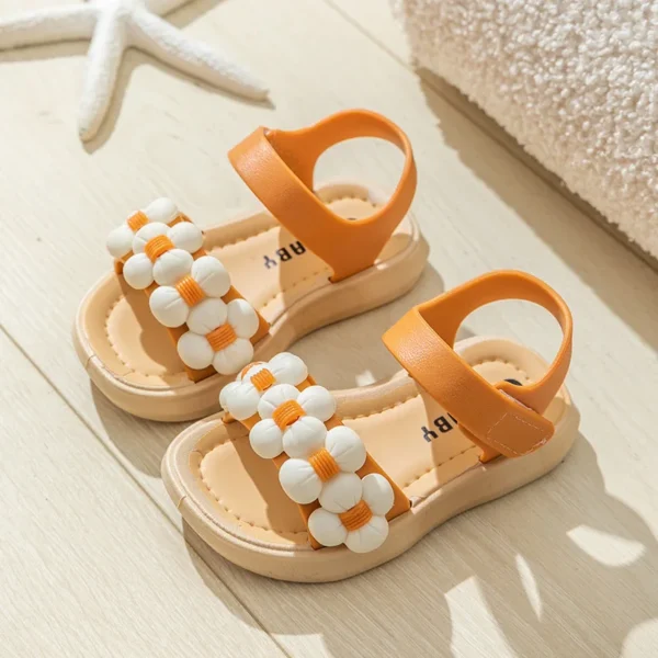 2024 New Children's Slippers Summer Girls and Boys Bathroom Home Anti slip Beach Shoes Soft Soled Baby Sandals - Image 5