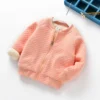 New Baby Girls Boys Clothes Cute Fleece Winter Warm Baby Girl Jacket Casual Baseball Uniform Outerwear Kids Coat - Image 4