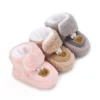 Winter Snow Baby Boots Cute Bear Warm Booties For Kids Soft Infant Newborn Toddler Baby Girls Boys Shoes Preschool Walking Shoes