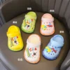 Kids Sandals Hole Children's Shoes Slippers Soft Anti-Skid Cartoon DIY Design Hole Baby Shoes Sandy Beach For Boys Girls - Image 3