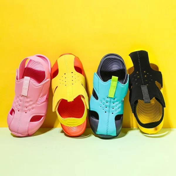 Classic Baby Boys Sandals Summer Kids Girls Beach Sandals Breathable Candy Color Sport Sandals for Toddler Baby Shoes Size 22-33 - Image 2