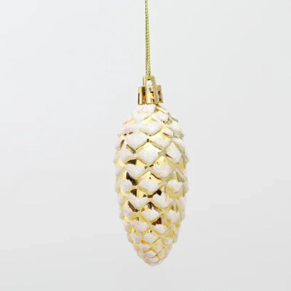 5Pcs Christmas Painted Pine Cone Balls Hanging Pendants Merry Christmas Tree Decoration for Home Xmas Ornament Gift Navidad 2024 - Image 3