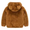 Baby Fleece Outerwear Kids Flannel Warm Coat Autumn Winter Boys Girls Jackets Children's Casual Hooded Cute Bear Ears Jacket - Image 4