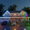 Permanent 100ft Smart Outdoor Lights 72 LED Lights Cool/Warm Eaves Lights IP65 Waterproof Christmas Halloween Party - Image 3