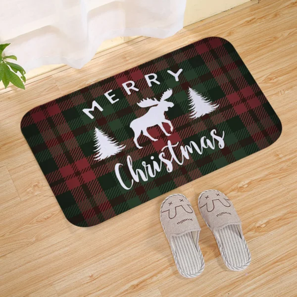 Christmas Door Mat Santa Claus Outdoor Carpet Merry Christmas Decorations For Home 2024 Navidad Xmas Ornament New Year 2025 - Image 6