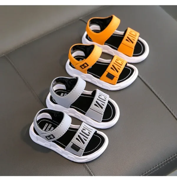 Children Sandals Students Non-slip Shoes Simple Generous Boys Girls Sandals Wear and Off Easy Soft Bottom Kids Casual Footwear - Image 5