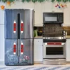 Christmas Plush Cloth Refrigerator Handle Covers Appliance Handle Covers Xmas Decorations for Home 2024 Navidad Natal New Year - Image 2