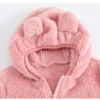 Baby Fleece Outerwear Kids Flannel Warm Coat Autumn Winter Boys Girls Jackets Children's Casual Hooded Cute Bear Ears Jacket - Image 6
