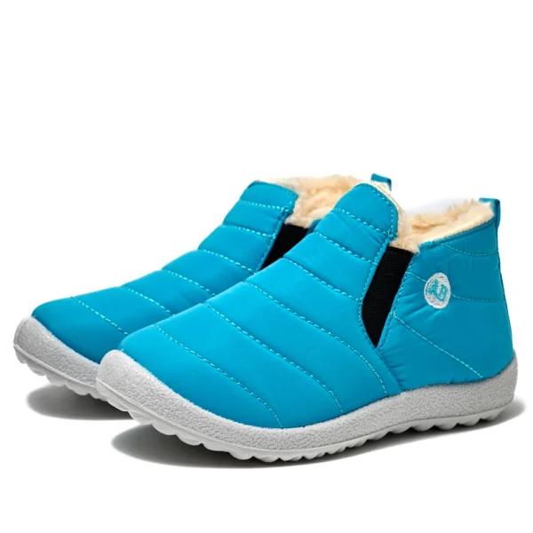 Winter Children's Boots Plush Non-Slip Cotton Shoes Waterproof Cute Children's Shoes Warm Fur Children Snow Boots - Image 3