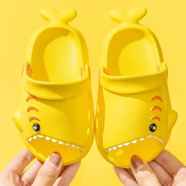 Children Sandals Kids Cartoon Shark Summer Toddler Boys Girls Soft Sole Baby Shoes Anti-Slip Slippers - Image 3