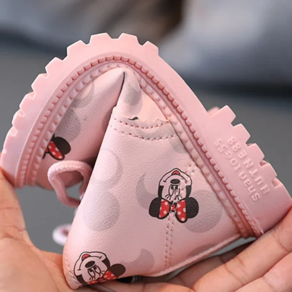 Disney Winter Children's Martin Boots Mickey Mouse Boys Girls Warm Cotton Boots Children Baby Kids Casual Shoes Toddler - Image 6