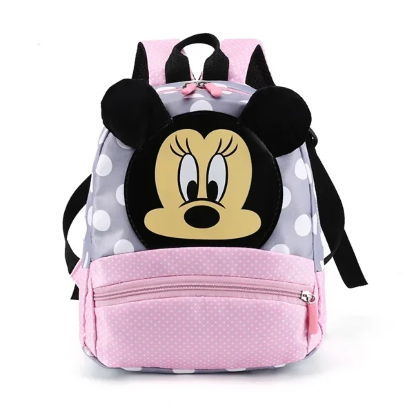 5 Style Disney Cartoon Backpack For Baby Boys Girls Minnie Mickey Mouse Children Lovely Schoolbag Kindergarten Kids Toys - Image 6