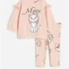 Cute Minnie Print Tops 2pcs For Girls Child Autumn Long Sleeve Tracksuits New Fashion Clothing Kids Casual Hoodies+Sweatpants - Image 4