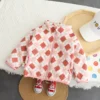 New Autumn Winter Children Girls Clothes Baby Coat Kids Cute Fashion Thickened Jacket Toddler Casual Costume Infant Sportswear - Image 4