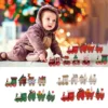 Christmas Wooden Train Merry Christmas Ornaments Christmas Decorations For Home 2024 Xmas Tree Decor Noel Navidad New Year Gifts - Image 5