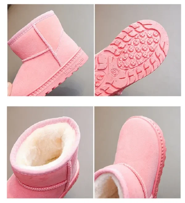 Fashion Children Casual Shoes Girls Boys Cotton Snow Boots Warm Kids Boots Boy Winter Cotton Shoes Sneakers ботинки мартин - Image 6
