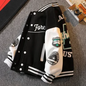 Fashion Spring Autumn Long Sleeve Outwear Teenager Kids Letter Printed Coat Sport Children Clothing 3 8 10 12 Years Old