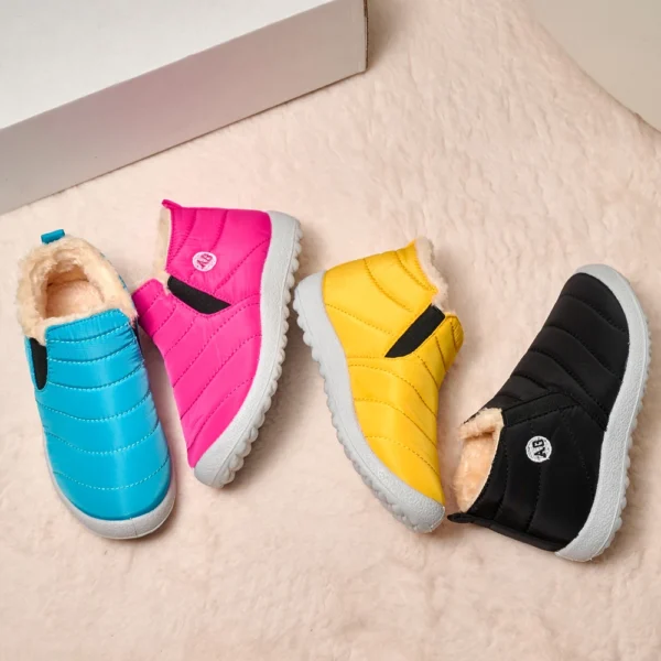 Winter Children's Boots Plush Non-Slip Cotton Shoes Waterproof Cute Children's Shoes Warm Fur Children Snow Boots - Image 6