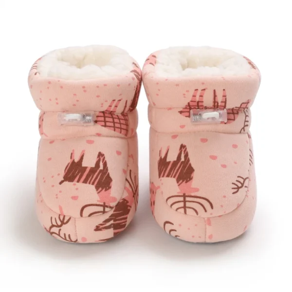 Classic Style Cartoon Winter Baby Boots Baby Toddler Shoes Girls Boys Newborn Boots Warm Non-Slip Soft Sole Shoes - Image 5