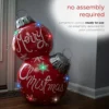 30" H Indoor/Outdoor Christmas Ball Ornament with Color Changing LED Lights - Image 5
