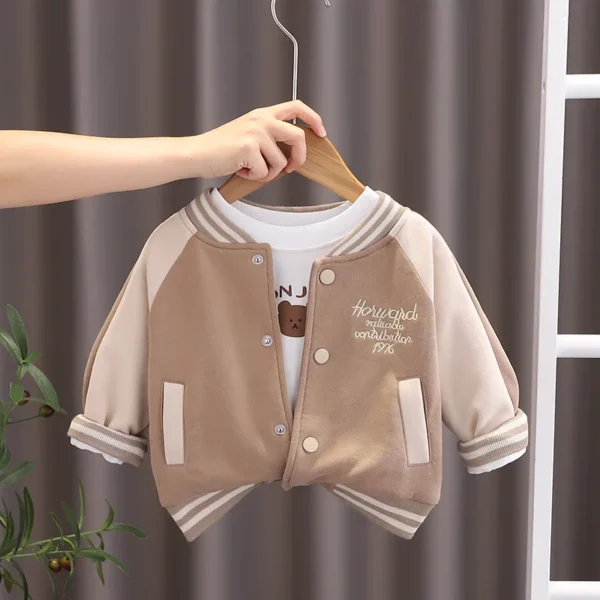 New Spring Autumn Baby Girls Clothes Children Boys Fashion Jacket Kids Coat Clothing Toddler Casual Costume Infant Sportswear - Image 2