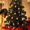 Christmas Tree Snowflake LED String Lights Banner Christmas Decoration 2024 for Home Navidad Xmas Tree Decor Fairy Light Pendant - Image 6