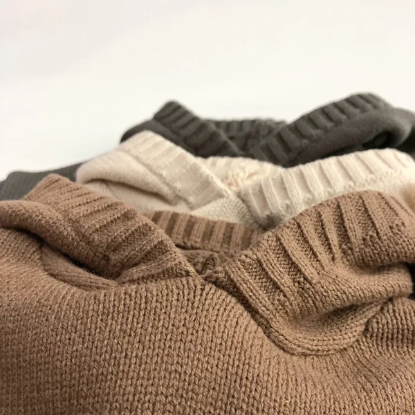 Front Pocket Fine Knit Children Boys Girl Sweaters Hoodie Knit Pullover Loose Style Girl Hooded Toddler Knitwear Coat - Image 6