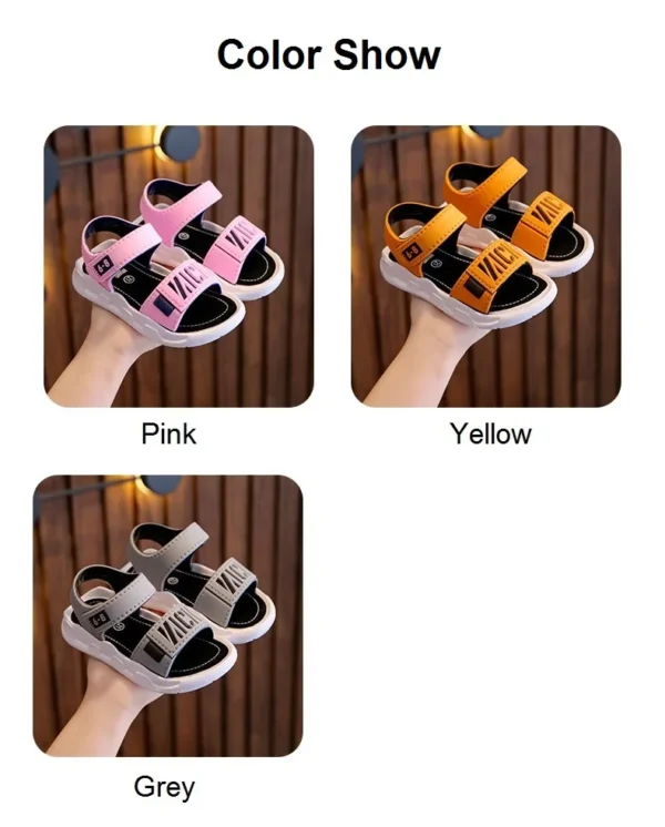 Children Sandals Students Non-slip Shoes Simple Generous Boys Girls Sandals Wear and Off Easy Soft Bottom Kids Casual Footwear - Image 6