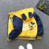 New Spring Baby Boys Girls Jacket Fashion Cartoon Mickey Minnie Mouse Print Outerwear for Kids Clothes Children Windbreaker Coat - Image 2