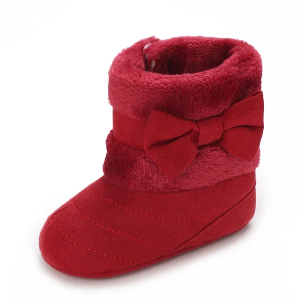 Rubber Non-slip Boots Winter Newborn Baby Cotton Booties Non-Slip Sole Toddler Boy Girl First Walkers Infant Warm Shoes Boots - Image 5