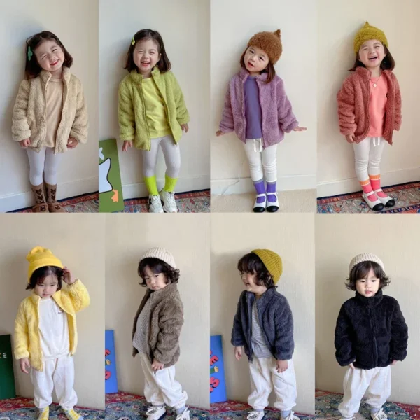 Kids Winter Coats 2024 New Children Outerwear Boy Warm Fleece Jacket Baby Girls Jackets for Autumn Spring Children Clothing - Image 2