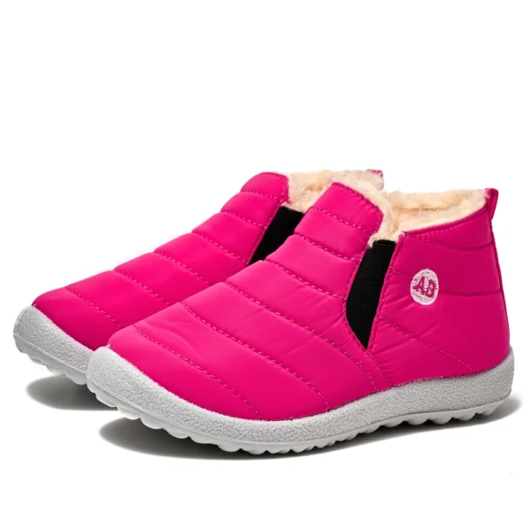 Winter Children's Boots Plush Non-Slip Cotton Shoes Waterproof Cute Children's Shoes Warm Fur Children Snow Boots - Image 5