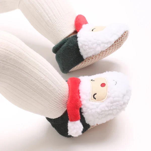 0-18Months Newborn Boys and Girls Christmas Baby Shoes Toddler First Walkers Soft Bottom Infant Flats Warm Snow Boots - Image 6