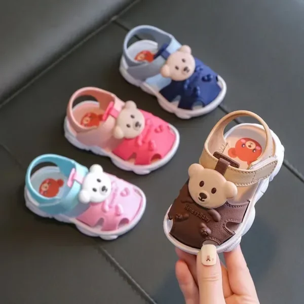 2024 Summer Baby Boys Girls Sandals Children Beach Sandals Cartoon Infant Toddler Shoes Comfortable Soft Sole Kids Student Shoes - Image 4