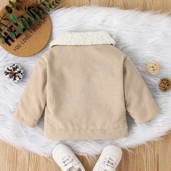 Warm Jacket Outwear For Newborn Baby Boy 0-3 Years old Casual Fashion Winter Cotton Coat Long Sleeve Toddler Kids Clothes - Image 2