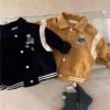 Fashion Baby Girl Boy Corduroy Jacket Casual Cartoon Embroidery Infant Toddler Child Coat Fall Spring Kid Outwear Baby Clothes - Image 5
