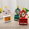 Desktop Christmas Tree Santa DIY Decoration Wooden Christmas Calendar Christmas Decoration 2024 New Year Party Gift - Image 3