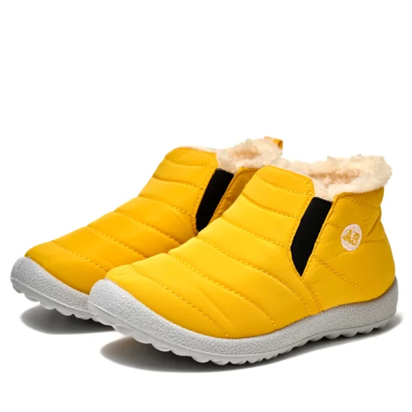 Winter Children's Boots Plush Non-Slip Cotton Shoes Waterproof Cute Children's Shoes Warm Fur Children Snow Boots - Image 4