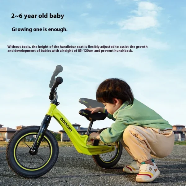 Children's Balance Bike Toys Outdoor Baby Two-wheeled Toddler Sliding Scooter Sliding Parallel Bike Beginner Toys Gift for Kids - Image 2